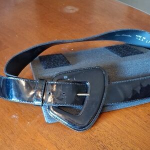 Men's Black Leather Belt